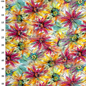 Printed Linen Mix Slub